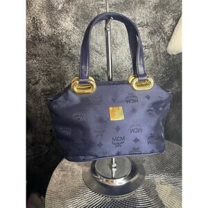Mini Good Condition MCM Handbag Logogram